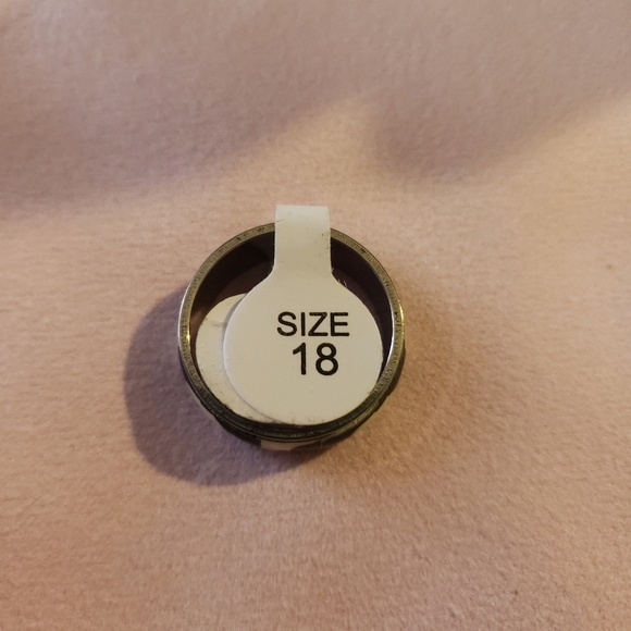 NEW‎ Unisex Stainless Steel Glow In The Dark Double Hearts Ring Size 7.5 - Picture 4 of 8